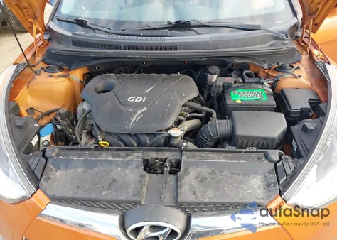 2012 Hyundai Veloster Base W/Black from USA, damaged, VIN KMHTC6AD2CU044065